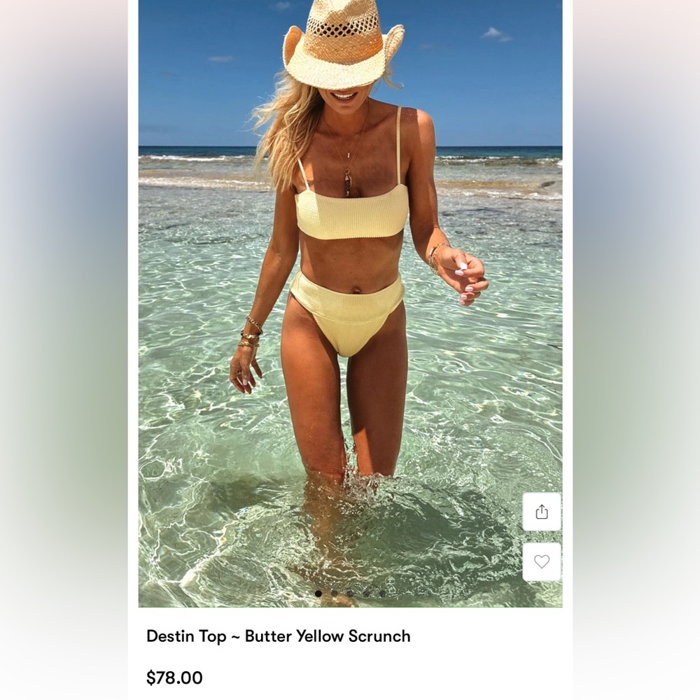 Show Me Your MuMu Butter Yellow Bikini